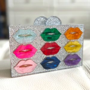 💋ACRYLIC LIP CLUTCH💋 By Bari Lynn